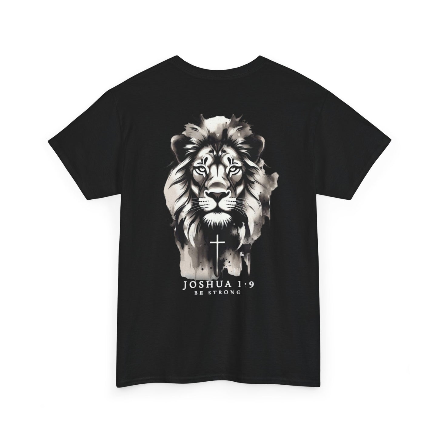 Almighty Attire Joshua 1:9 Lion of Judah Oversized Tee