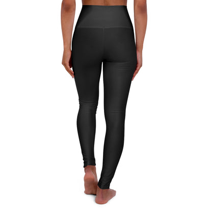 Almighty Attire High-Waist Black Yoga Leggings – Sleek Faith Activewear