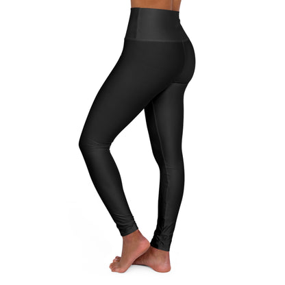 Almighty Attire High-Waist Black Yoga Leggings – Sleek Faith Activewear