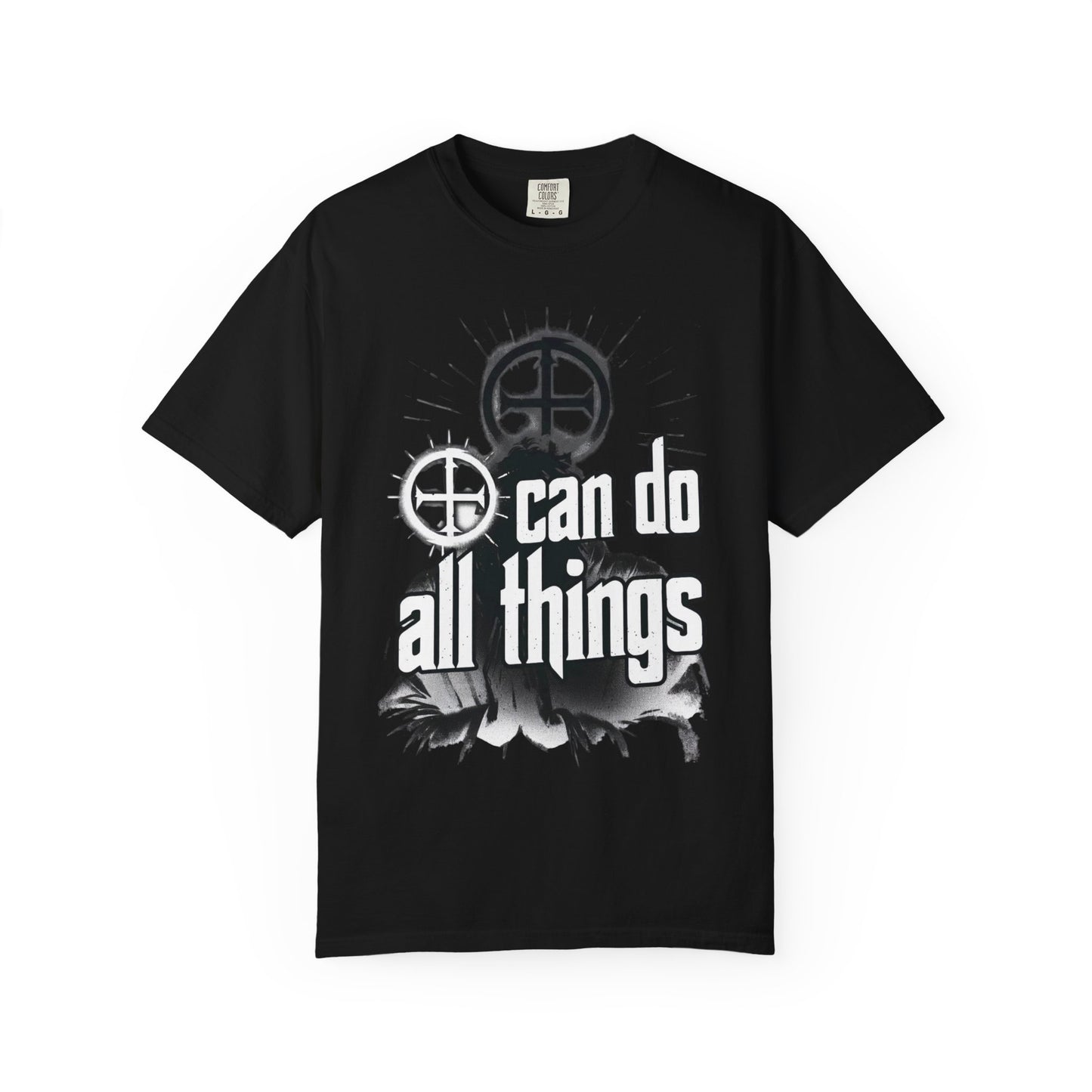 Almighty Attire T-Shirt — “I Can Do All Things” Christian Philippians Faith Graphic Tee
