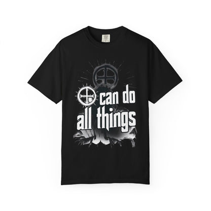 Almighty Attire T-Shirt — “I Can Do All Things” Christian Philippians Faith Graphic Tee