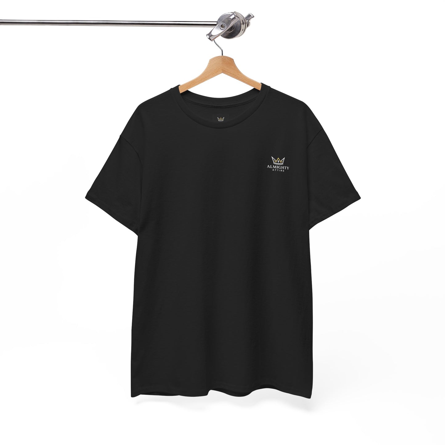 Almighty Attire Angel Guardian Tee – Ecclesiastes 3:8 Wings & Cross Graphic