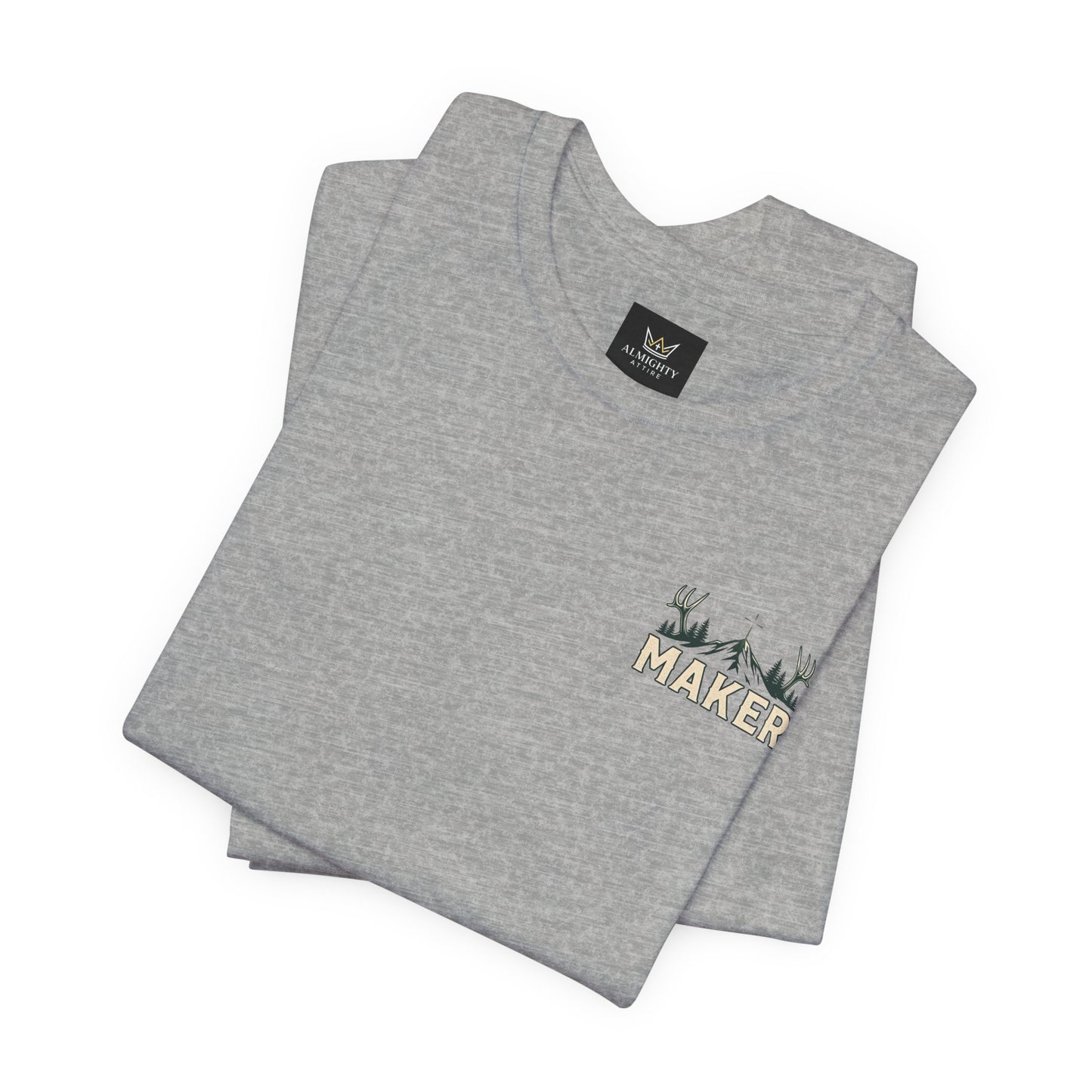 Almighty Attire God Makes A Way Deer T-Shirt – Isaiah 43:19 Wilderness Graphic