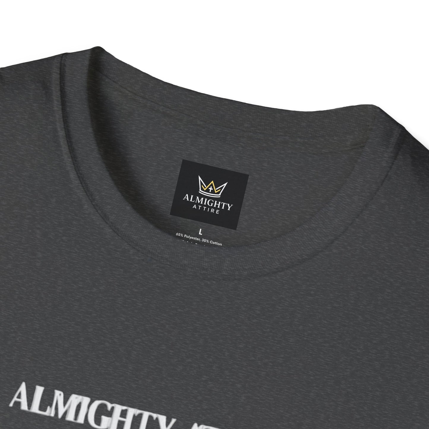 Almighty Attire Faith Over Fear T-Shirt — Christian Cross Inspirational Tee