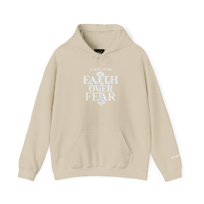Almighty Attire Faith Over Fear Hoodie – Christian Inspirational Pullover