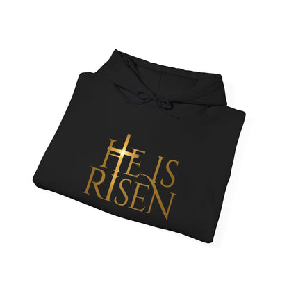 Almighty Attire He Is Risen Hoodie — Christian Easter Resurrection Sweatshirt graphic