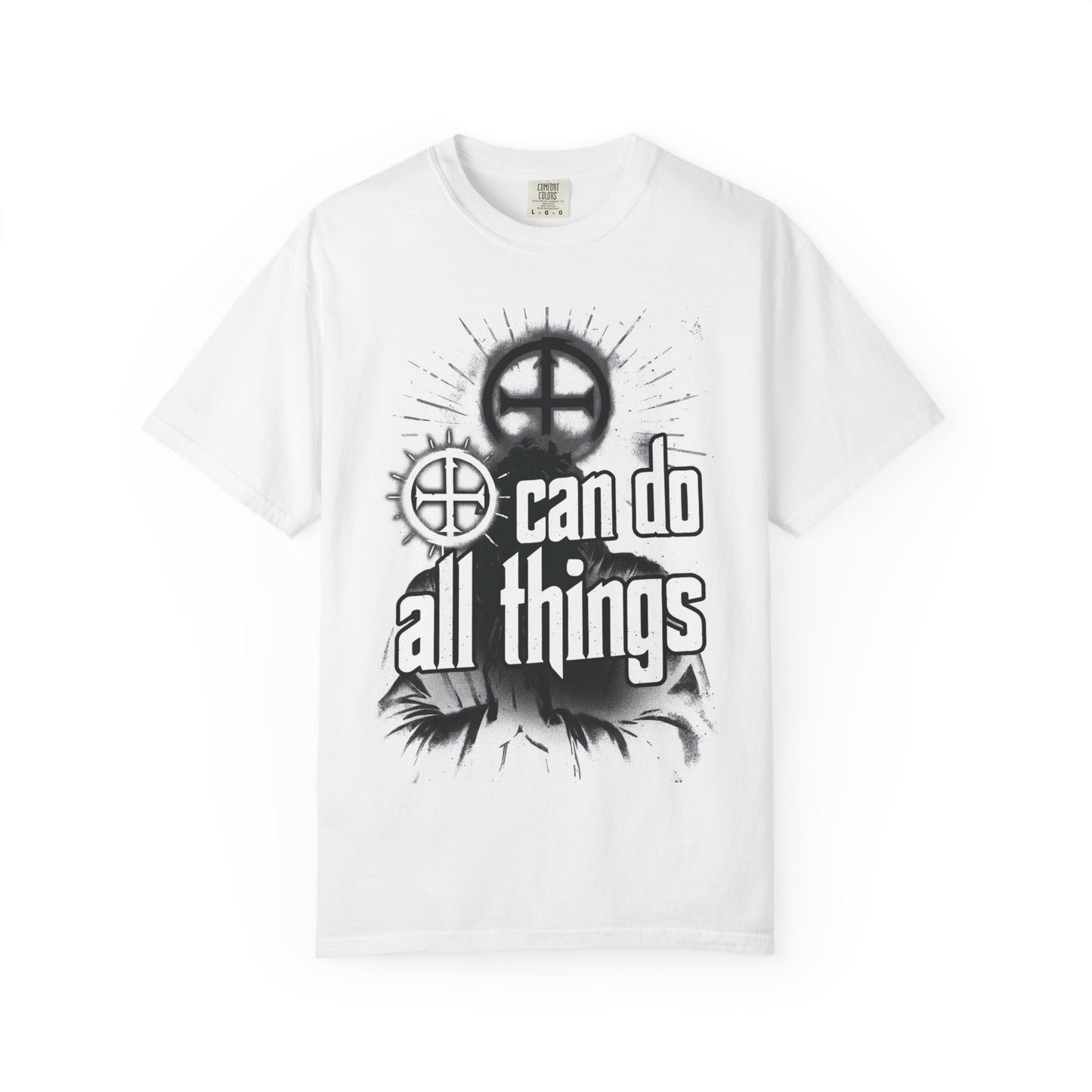 Almighty Attire T-Shirt — “I Can Do All Things” Christian Philippians Faith Graphic Tee