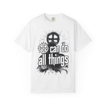 Almighty Attire T-Shirt — “I Can Do All Things” Christian Philippians Faith Graphic Tee