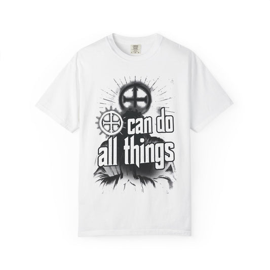 Almighty Attire T-Shirt — “I Can Do All Things” Christian Philippians Faith Graphic Tee