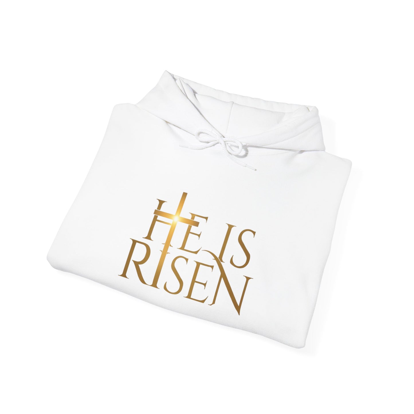 Almighty Attire He Is Risen Hoodie — Christian Easter Resurrection Sweatshirt graphic