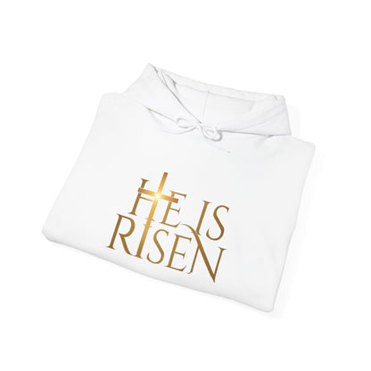 Almighty Attire He Is Risen Hoodie — Christian Easter Resurrection Sweatshirt graphic
