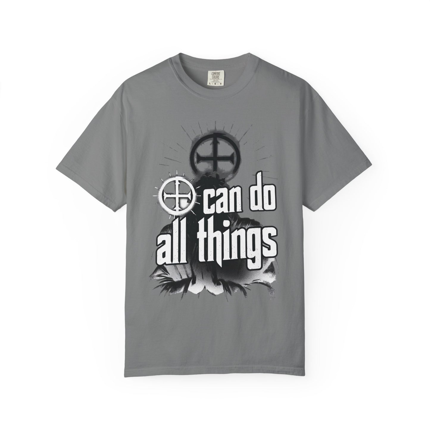 Almighty Attire T-Shirt — “I Can Do All Things” Christian Philippians Faith Graphic Tee