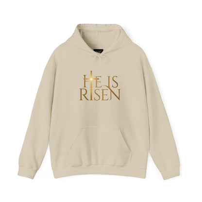 Almighty Attire He Is Risen Hoodie — Christian Easter Resurrection Sweatshirt graphic