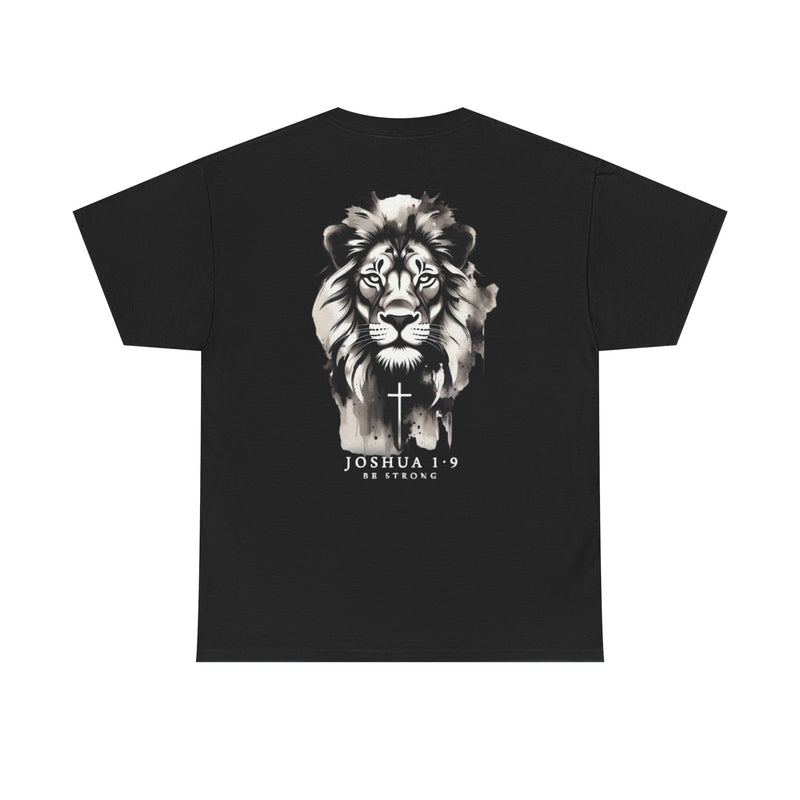 Almighty Attire Joshua 1:9 Lion of Judah Oversized Tee
