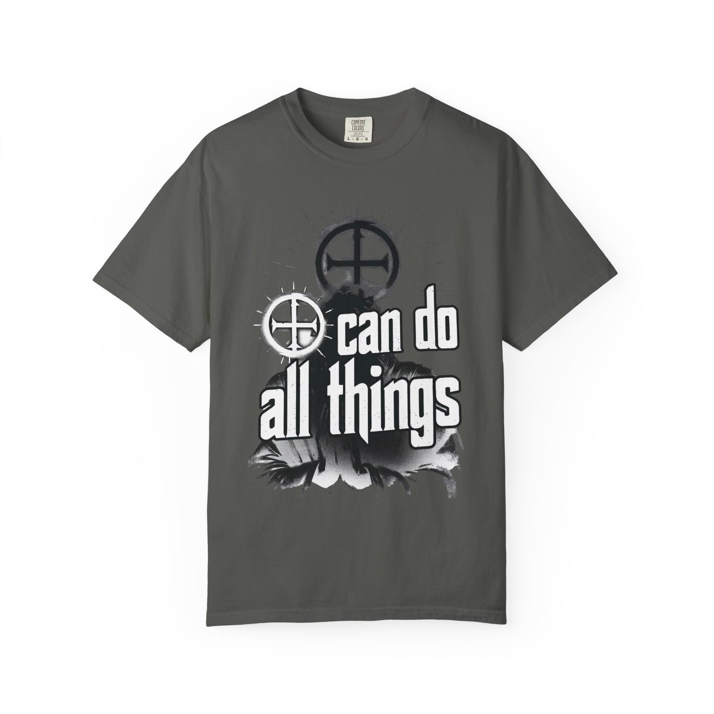 Almighty Attire T-Shirt — “I Can Do All Things” Christian Philippians Faith Graphic Tee
