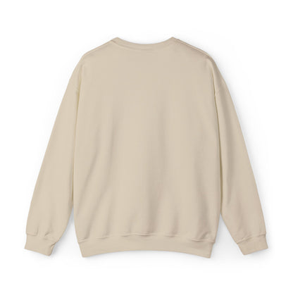 Almighty Attire Gold Crown Crewneck Sweatshirt – Minimal Back Logo Streetwear