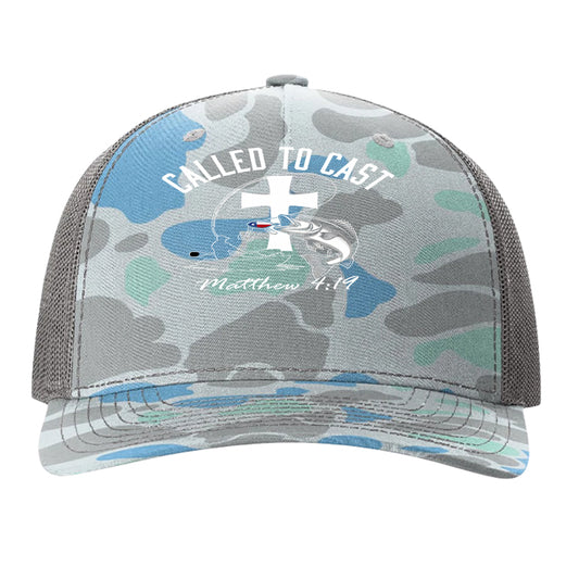 Saltwater Duck Camo/ Charcoal - 112PFP - FRONT